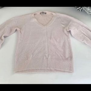 Purple sweater and Cactus Blossom Candle from Bath and Body Works